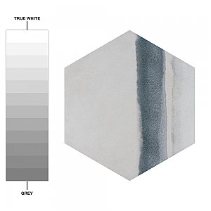Matter Canvas Hex Bone Blue 7-7/8" x 9" Porcelain Floor & Wall Tile - Per Case of 10 - 3.80 Sq. Ft.