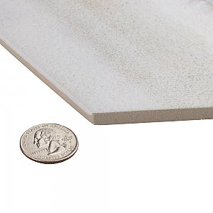 Matter Canvas Hex Taupe Blue 7-7/8" x 9" Porcelain Floor & Wall Tile - Per Case of 10 - 3.80 Sq. Ft.