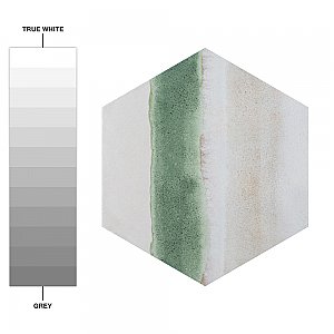 Matter Canvas Hex Bone Green 7-7/8" x 9" Porcelain Floor & Wall Tile - Per Case of 10 - 3.80 Sq. Ft.