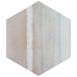 Matter Canvas Hex Taupe Green 7-7/8" x 9" Porcelain Floor & Wall Tile - Per Case of 10 - 3.80 Sq. Ft.