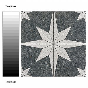 Compass Star Lava Stone 8" x 8" Porcelain Tile - Per Case of 25 Tile - 11.50 Sq. Ft. Per Case
