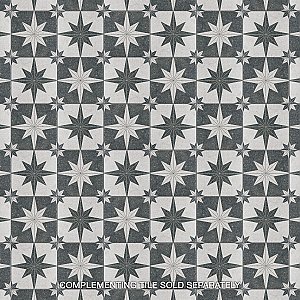 Compass Star Lava Stone 8" x 8" Porcelain Tile - Per Case of 25 Tile - 11.50 Sq. Ft. Per Case