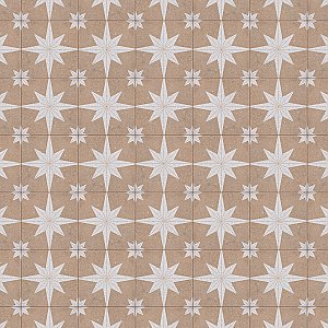 Compass Star Sand Stone 8" x 8" Porcelain Tile - Per Case of 25 Tile - 11.50 Sq. Ft. Per Case