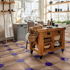 Argile Losanga Ferrara 7" x 17-5/8" Porcelain Floor and Wall Tile - 1 Tiles Per Case - 0.86 Square Feet