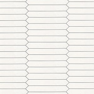 Argile Arrow Bianco 2-7/8" x 20-3/8" Porcelain Floor and Wall Tile - 1 Tiles Per Case - 0.41 Square Feet