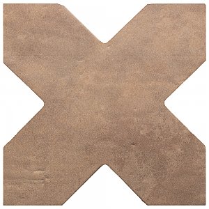Argile Cross Cotto 7" x 7" Porcelain Floor and Wall Tile - 1 Tiles Per Case - 0.3 Square Feet