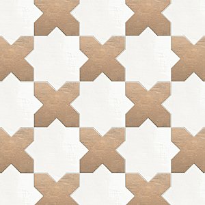 Argile Cross Cotto 7" x 7" Porcelain Floor and Wall Tile - 1 Tiles Per Case - 0.3 Square Feet