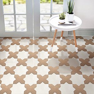 Argile Cross Cotto 7" x 7" Porcelain Floor and Wall Tile - 1 Tiles Per Case - 0.3 Square Feet