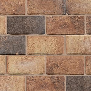 Tech Land Fire 4-1/4" x 8-3/4" Porcelain Floor & Wall Tile - 20 Tiles Per Case - 5.4 Sq. Ft.