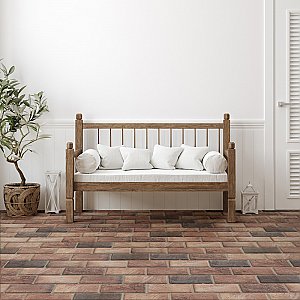 Tech Land Fire 4-1/4" x 8-3/4" Porcelain Floor & Wall Tile - 20 Tiles Per Case - 5.4 Sq. Ft.