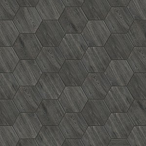 Natura Hex Nero 14-1/8" x 16-1/4" Porcelain Floor & Wall Tile -9 Tiles Per Case - 11.07 Sq. Ft.