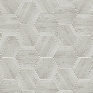 Natura Hex White 14-1/8" x 16-1/4" Porcelain Floor & Wall Tile -9 Tiles Per Case - 11.07 Sq. Ft.