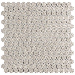 Colmena Matte White Hex 11-1/2" x 11-5/8" Tile - Per Case of 5 Sheets - 4.75 Square Feet