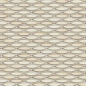 Pescado Glossy Crema 12"x 12-1/2" Porcelain Tile - Per Sheet - 1.06 Sq. Ft.