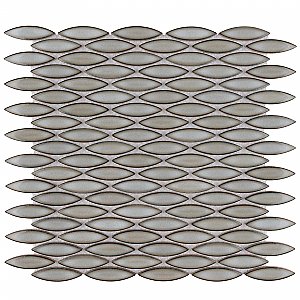 Pescado Linen Grey 12"x 12-1/2" Porcelain Tile - Per Case of 5 Sheets - 5.30 Sq. Ft.