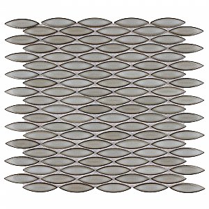 Pescado Linen Grey 12"x 12-1/2" Porcelain Tile - Per Case of 5 Sheets - 5.30 Sq. Ft.