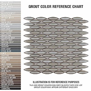 Pescado Linen Grey 12"x 12-1/2" Porcelain Tile - Per Case of 5 Sheets - 5.30 Sq. Ft.