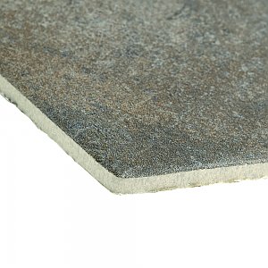 Boston Ferro Hex Ombra 14-1/8" x 16-1/4" Porcelain Tile - Sold Per Case of 9 - 11.05 Square Feet