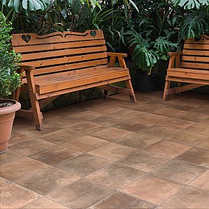 Americana Boston North 14" x 14" Porcelain Floor and Wall Tile - 8 Pieces Per Case - 11.2 Sq. Ft. Per Case