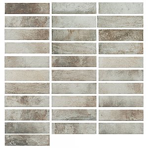 Americana Boston Brick Downtown 2-1/2" x 9-7/8" Porcelain Floor and Wall Tile - 27 Pieces Per Case - 5.13 Sq. Ft. Per Case