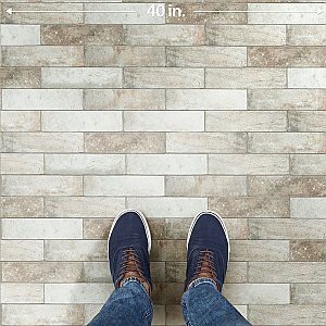 Americana Boston Brick Downtown 2-1/2" x 9-7/8" Porcelain Floor and Wall Tile - 27 Pieces Per Case - 5.13 Sq. Ft. Per Case