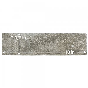 Americana Boston Brick Downtown 2-1/2" x 9-7/8" Porcelain Floor and Wall Tile - 27 Pieces Per Case - 5.13 Sq. Ft. Per Case