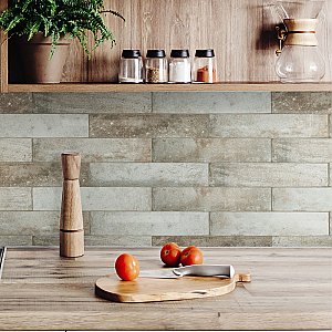 Americana Boston Brick Downtown 2-1/2" x 9-7/8" Porcelain Floor and Wall Tile - 27 Pieces Per Case - 5.13 Sq. Ft. Per Case