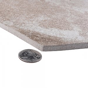 Americana Boston Hex Downtown 14-1/8" x 16-1/4" Porcelain Floor and Wall Tile - 9 Tiles Per Case - 11.07 Square Feet