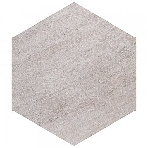 Americana Boston Hex Downtown 14-1/8" x 16-1/4" Porcelain Floor and Wall Tile - 9 Tiles Per Case - 11.07 Square Feet