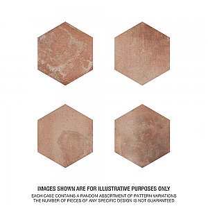 Americana Boston Hex North 11" x 12-3/4" Porc Floor & Wall Tile - 15 Tiles Per Case - 11.25 Sq. Ft.