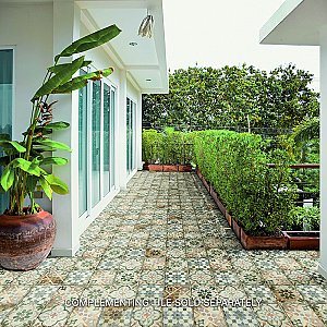 D'Anticatto Decor Florence 8-3/4" x 8-3/4" Porcelain Tile - Per Case of 20 - 11.25 Square Feet