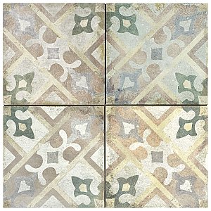 D'Anticatto Decor Laterza 8-3/4" x 8-3/4" Porcelain Tile - Per Case of 20 - 11.25 Square Feet