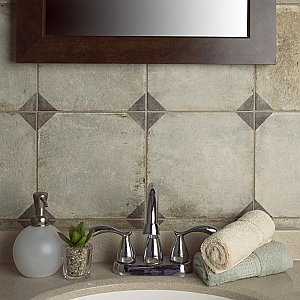 D'Anticatto Decor Trapani 8-3/4" x 8-3/4" Porcelain Tile - Per Case of 20 - 11.25 Square Feet