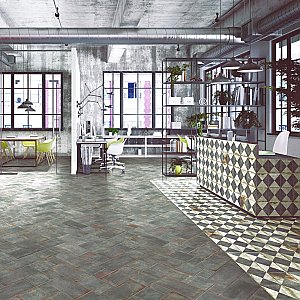 D'Anticatto Decor Triangoli 8-3/4" x 8-3/4" Porcelain Tile - Per Case of 20 - 11.25 Square Feet