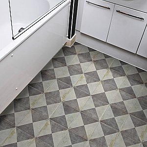 D'Anticatto Decor Triangoli 8-3/4" x 8-3/4" Porcelain Tile - Per Case of 20 - 11.25 Square Feet