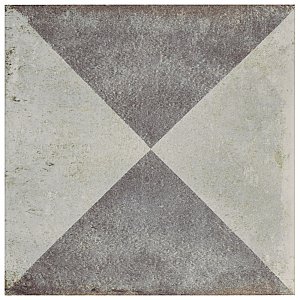 D'Anticatto Decor Triangoli 8-3/4" x 8-3/4" Porcelain Tile - Per Case of 20 - 11.25 Square Feet