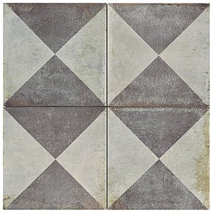 D'Anticatto Decor Triangoli 8-3/4" x 8-3/4" Porcelain Tile - Per Case of 20 - 11.25 Square Feet