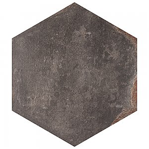 D'Anticatto Hex Notte 11" x 12-5/8" Porcelain Tile - Per Case of 15 - 11.22 Square Feet