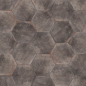 D'Anticatto Hex Notte 11" x 12-5/8" Porcelain Tile - Per Case of 15 - 11.22 Square Feet