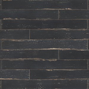 Retro Nero 2-3/4" x 23-1/2" Porcelain Floor & Wall Tile - 24 Tiles Per Case - 11.52 Sq. Ft.