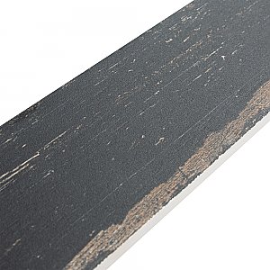 Retro Nero 2-3/4" x 23-1/2" Porcelain Floor & Wall Tile - 24 Tiles Per Case - 11.52 Sq. Ft.