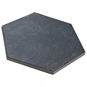 Retro Mini Hex Blue 7" x 8" Porcelain Floor & Wall Tile - Sold Per Case of 36 - 11.16 Sq. Ft.