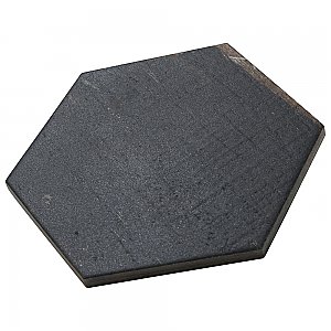 Retro Mini Hex Nero 7" x 8" Porcelain Floor & Wall Tile - Sold Per Case of 36 - 11.16 Sq. Ft.