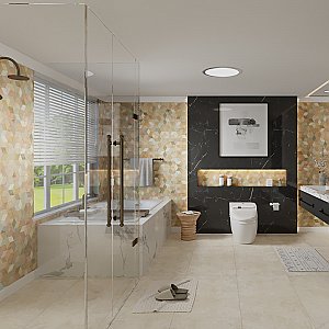 Pictura Faber Canosa 23-1/2" x 47" Porcelain Floor and Wall Tile - 3 Tiles Per Case - 23.1 Square Feet