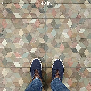 Pictura Faber Canosa 23-1/2" x 47" Porcelain Floor and Wall Tile - 3 Tiles Per Case - 23.1 Square Feet