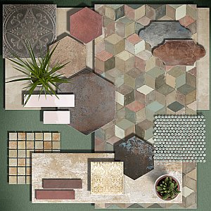 Pictura Faber Canosa 23-1/2" x 47" Porcelain Floor and Wall Tile - 3 Tiles Per Case - 23.1 Square Feet