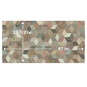 Pictura Faber Canosa 23-1/2" x 47" Porcelain Floor and Wall Tile - 3 Tiles Per Case - 23.1 Square Feet