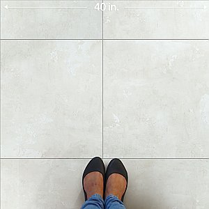 Pictura Luni 23-1/2" x 47" Porcelain Floor and Wall Tile - 3 Tiles Per Case - 23.1 Square Feet
