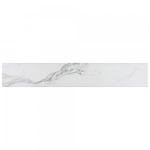 Tinos White 3-1/8" x 17-3/8" Porcelain Floor & Wall Tile - 30 Tiles Per Case - 12.0 Sq. Ft.