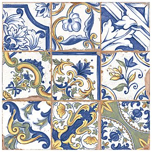 Kings Campania Amalfi 13" x 13" Ceramic Floor and Wall Tile - 10 Tiles Per Case - 12.0 Square Feet